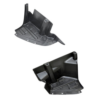 Alzare® - Rear Driver and Passenger Side Bumper To Body Filler Panel Set (Standard Line)