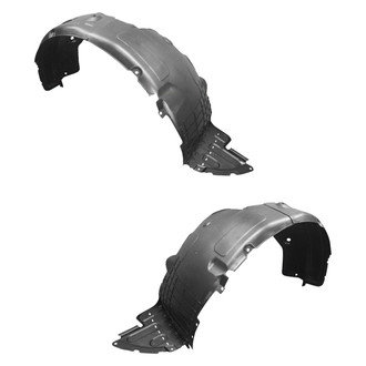 Alzare® - Front Driver and Passenger Side Fender Liner Set (CAPA Certified)