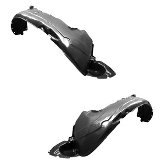 Alzare® - Front Driver and Passenger Side Fender Liner Set (CAPA Certified)