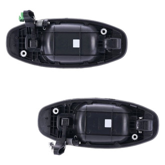 Alzare® - Rear Driver and Passenger Side Exterior Door Handle Set (Standard Line)