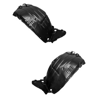 Alzare® - Front Driver and Passenger Side Fender Liner Front Section Set (Standard Line)