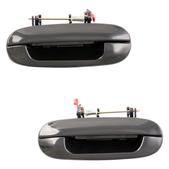 Alzare® - Rear Driver and Passenger Side Exterior Door Handle Set (Standard Line)