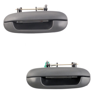 Alzare® - Rear Driver and Passenger Side Exterior Door Handle Set (Standard Line)