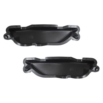 Alzare® - Front Lower Driver and Passenger Side Bumper Cover Grille Molding Set (Standard Line)