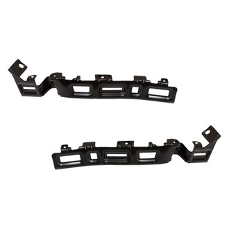 Alzare® - Front Lower Driver and Passenger Side Bumper Cover Bracket Set (Standard Line)