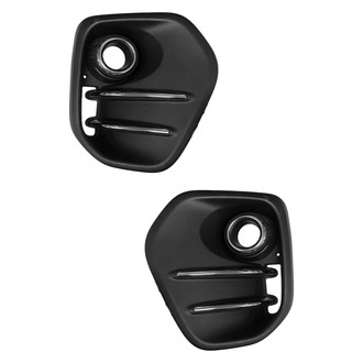 Alzare® - Front Driver and Passenger Side Fog Light Bezel Set (Standard Line)