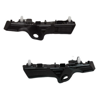 Alzare® - Front Upper Driver and Passenger Side Bumper Cover Side Support Set (Standard Line)