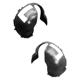 Alzare® - Front Driver and Passenger Side Fender Liner Set (CAPA Certified)