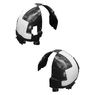 Alzare® - Front Driver and Passenger Side Fender Liner Set (CAPA Certified)