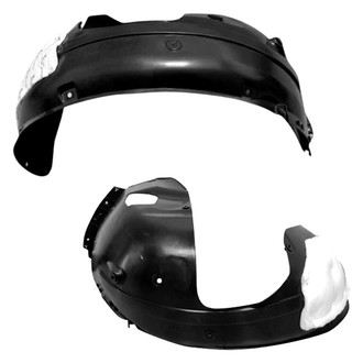 Alzare® - Front Driver and Passenger Side Fender Liner Set (Standard Line)