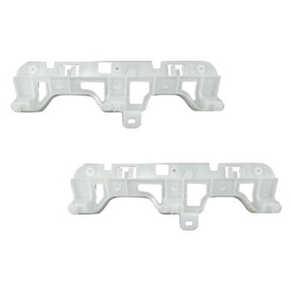 Alzare® - Front Driver and Passenger Side Bumper Cover Bracket Set (Standard Line)