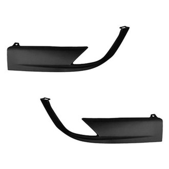 Alzare® - Rear Driver and Passenger Side Bumper Cover End Set (Standard Line)