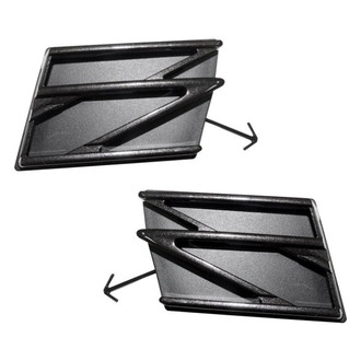 Alzare® - Front Driver and Passenger Side Tow Hook Cover Set (Standard Line)