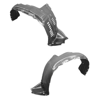 Alzare® - Front Driver and Passenger Side Fender Liner Set (CAPA Certified)