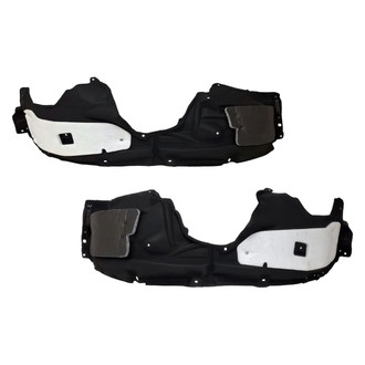 Alzare® - Front Driver and Passenger Side Fender Liner Set (CAPA Certified)