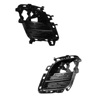 Alzare® - Front Driver and Passenger Side Bumper Insert Set (Standard Line)