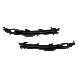 Alzare® - Front Driver and Passenger Side Fog Light Bezel Set (Standard Line)