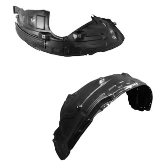 Alzare® - Front Driver and Passenger Side Fender Liner Set (CAPA Certified)