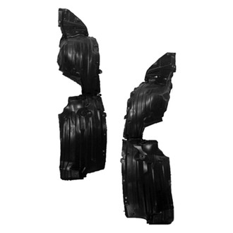 Alzare® - Front Driver and Passenger Side Fender Liner Set (CAPA Certified)