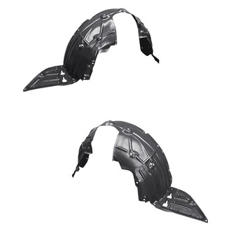 Alzare® - Front Driver and Passenger Side Fender Liner Set (Standard Line)