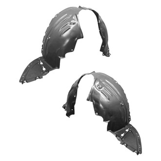 Alzare® - Front Driver and Passenger Side Fender Liner Set (CAPA Certified)