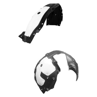 Alzare® - Front Driver and Passenger Side Fender Liner Set (CAPA Certified)