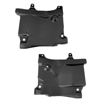Alzare® - Front Driver and Passenger Side Fender Splash Shield Set (CAPA Certified)