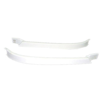 Alzare® - Lower Driver and Passenger Side Headlight Bezel Cover Set (Standard Line)