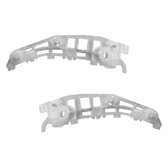 Alzare® - Front Upper Driver and Passenger Side Bumper Cover Retainer Set (Standard Line)