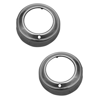 Alzare® - Front Driver and Passenger Side Fog Light Trim Set (Standard Line)