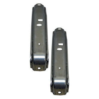 Alzare® - Front Driver and Passenger Side Bumper Cover Support Bracket Set (Standard Line)