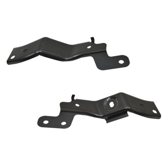Alzare® - Front Driver and Passenger Side Bumper Reinforcement Set (Standard Line)
