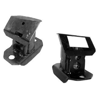 Alzare® - Front Driver and Passenger Side Bumper Support Bracket Set (Standard Line)