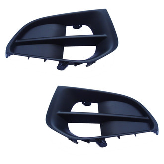 Alzare® - Front Driver and Passenger Side Fog Light Cover Set (Standard Line)