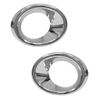 Alzare® - Front Driver and Passenger Side Fog Light Trim Set (Standard Line)