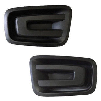 Alzare® - Front Driver and Passenger Side Fog Light Cover Set (Standard Line)
