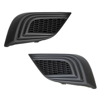 Alzare® - Front Driver and Passenger Side Fog Light Cover Set (Standard Line)