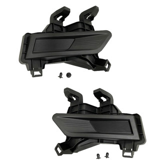 Alzare® - Front Driver and Passenger Side Fog Light Cover Set (Standard Line)