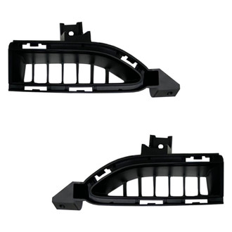 Alzare® - Front Outer Driver and Passenger Side Bumper Insert Set (Standard Line)