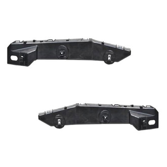 Alzare® - Front Outer Driver and Passenger Side Bumper Cover Bracket Set (Standard Line)