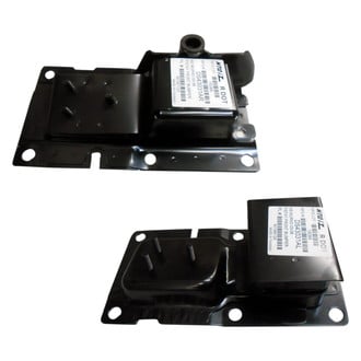 Alzare® - Front Driver and Passenger Side Bumper Reinforcement Bracket Set (Standard Line)