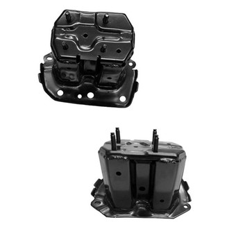 Alzare® - Front Driver and Passenger Side Bumper Mounting Bracket Set (Standard Line)