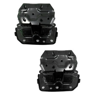 Alzare® - Front Driver and Passenger Side Bumper Mounting Bracket Set (CAPA Certified)
