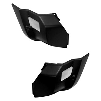 Alzare® - Rear Outer Driver and Passenger Side Bumper End Set (CAPA Certified)