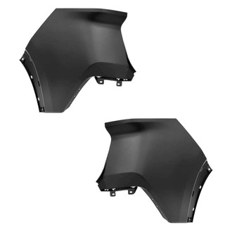 Alzare® - Rear Driver and Passenger Side Bumper Cover Set (CAPA Certified)