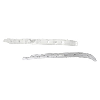 Alzare® - Rear Driver and Passenger Side Bumper Cover Bracket Set (CAPA Certified)