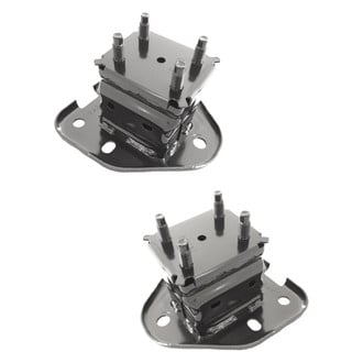 Alzare® - Rear Driver and Passenger Side Bumper Bracket Set (CAPA Certified)
