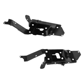 Alzare® - Driver and Passenger Side Radiator Support Bracket Set (Standard Line)