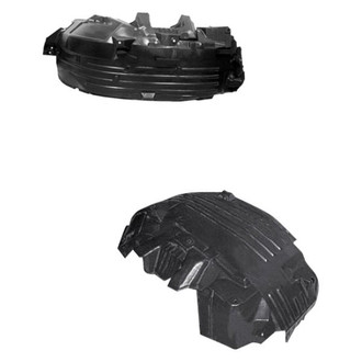 Alzare® - Front Driver and Passenger Side Fender Liner Set (Standard Line)