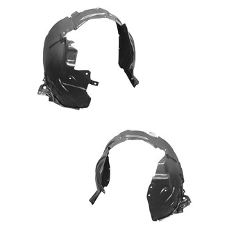 Alzare® - Front Driver and Passenger Side Fender Liner Set (CAPA Certified)